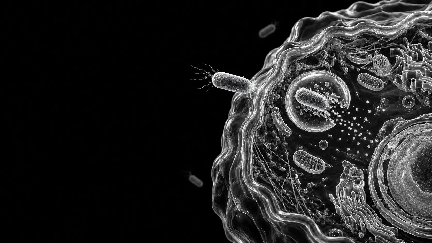 Engineered bacterium engaging a cancer cell and releasing therapeutic cargo inside the cell